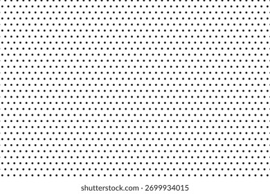 Padrão de bolinhas minúsculas. Textura de pontos espalhados aleatoriamente de tamanho pequeno. Fundo de confete de celebração. Preto artística doodle esboço minúsculos pontos design de superfície sem costura.