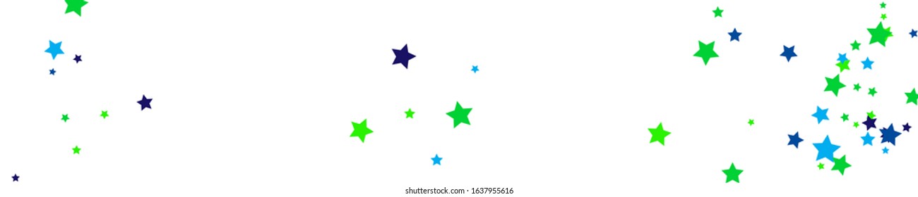 Tiny Stars Festive. Indigo Texture Isolated. Blue Confetti Anniversary. Green Starry Background. Summer Design. Christmas Card. Sparkling Invitation. Celebration Banner. 