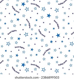 Tiny stars and good night writing