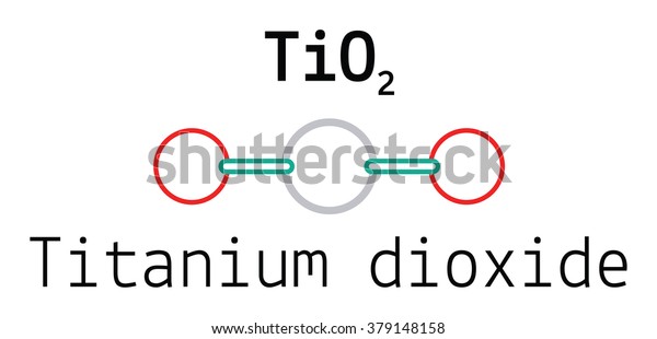 Tio2 Titanium Dioxide Molecule: เวกเตอร์สต็อก (ปลอดค่าลิขสิทธิ์ ...