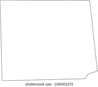 tioga County map in Pennsylvania state