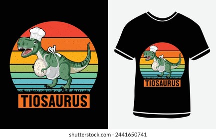 Tiosaurus - Trex t shirt - vector art - Print 