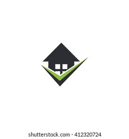 Tip house vector logo.