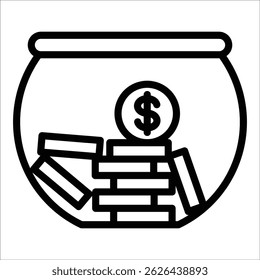 Elemento Jar Icon De Dica Para Design