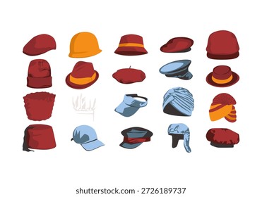 Tipe Hat Collection Element Set