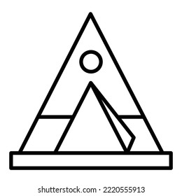 Tipi icon vector image. Can also be used for web apps, mobile apps and print media.