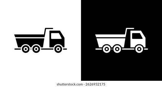 Tipper icon concept, vector illustration