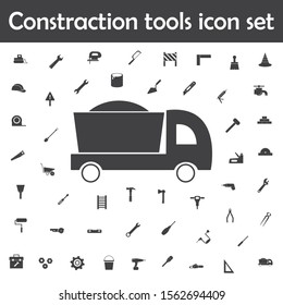 Tipper icon. Constraction tools icons universal set for web and mobile