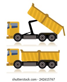 tipper truck, dumper truck