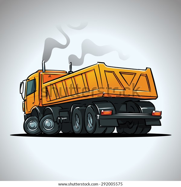 tipper truck\
illustration