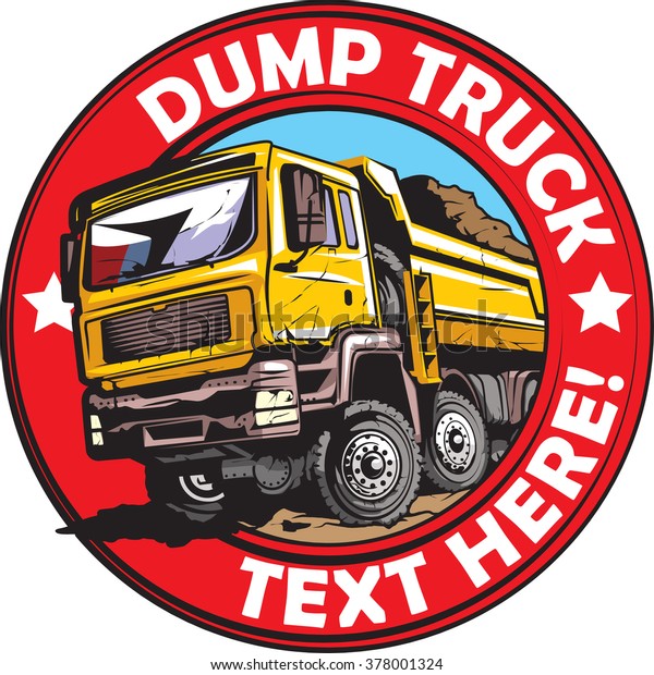 Tipper truck logo\
design.
