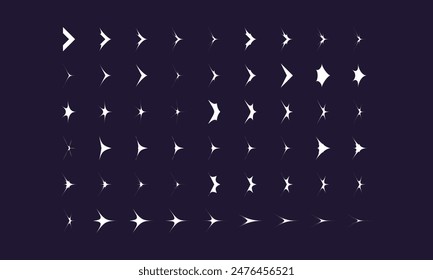 Tips Abstract Geometric Vector universal Shapes Y2K style modern design, brutalist Icons, basic figures in retro futuristic assets, symbols and objects for logo, posters, banners, stickers	