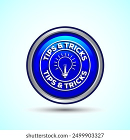 Tips Icon Button Design Illustration Tips And Tricks