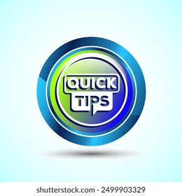 Tips Icon Button Design Illustration Tips And Tricks