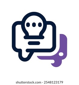 tips icon. vector dual tone icon for your website, mobile, presentationation, and logo design.