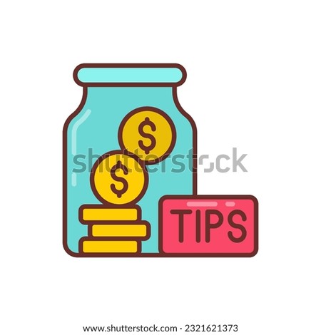 Tips icon in vector. Illustration