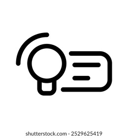 Tips Icon Vector Symbol Design Illustration