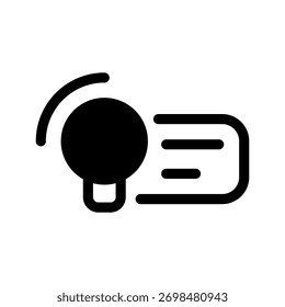 Tipps Symbol Vektorsymbol Design Illustration