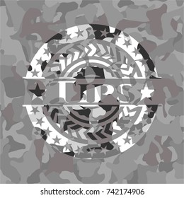 Tips on grey camouflage texture