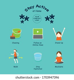 Tips to Stay Active at home 