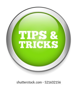 Tips Tricks Button Stock Vector (Royalty Free) 521632156 | Shutterstock