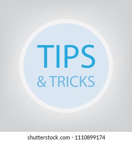 tips tricks concept- vector illustration