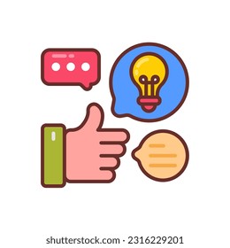 Tips and Tricks icon in vector. Illustration