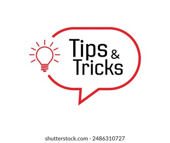 Consejos Y Trucos en el fondo blanco