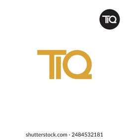 Tiq Logo Letra Monograma Diseño