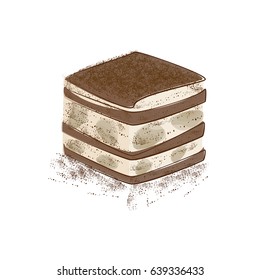 tiramisu,custard dessert