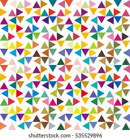 tirangle tile, color - Geometric seamless pattern