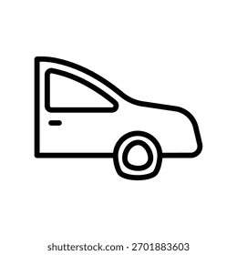 Icono de explosión del neumático, Vector de línea
