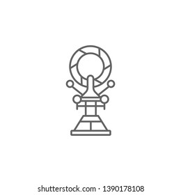 Tire, car icon. Element of auto service icon. Thin line icon for website design and development, app development. Premium icon