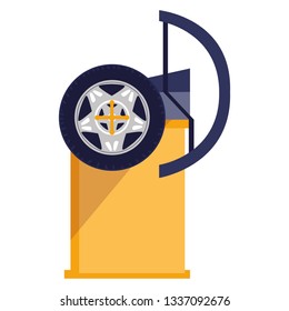 tire changer machine icon