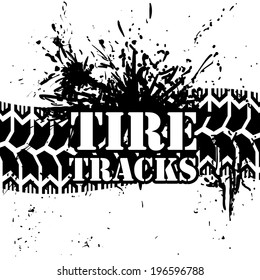 Tire design over white background, vector illustration
