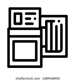 tire diagnostics icon vector. tire diagnostics sign. isolated contour symbol illustration