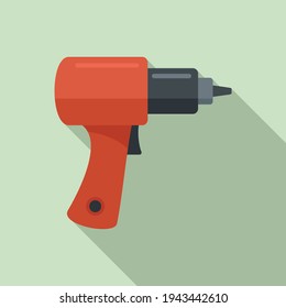 Reifenbeschlag, Symbol für Schusswaffen. Flache Illustration von Reifenbeschlag, Vektorsymbol für Webdesign
