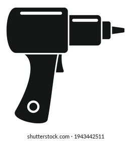 Tire fitting gun icon. Simple illustration of Tire fitting gun vector icon for web design isolated on white background