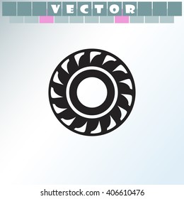 Tire icon.