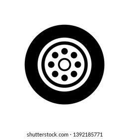 Tire icon, car wheel vector best flat icon. 