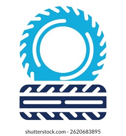Tire Icon Element For Design