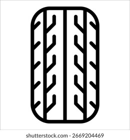 Tire Icon Element For Design