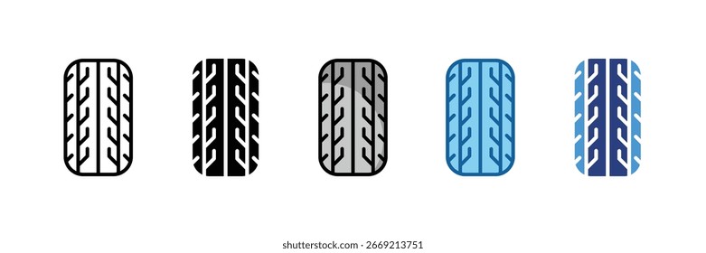 Tire Icon Element For Design