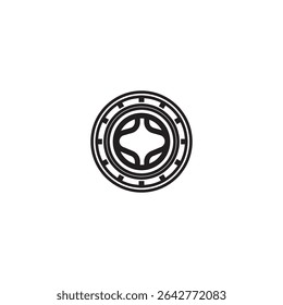Reifen-Symbol, Illustrationselement