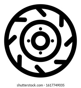 tire icon isolated sign symbol vector illustration - high quality black style vector icons
