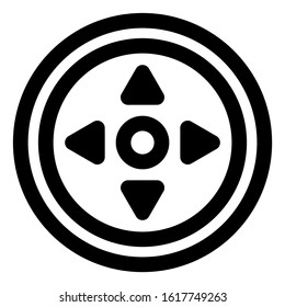 tire icon isolated sign symbol vector illustration - high quality black style vector icons
