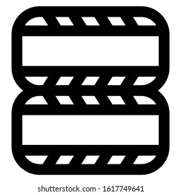 tire icon isolated sign symbol vector illustration - high quality black style vector icons

