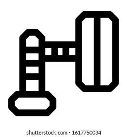 tire icon isolated sign symbol vector illustration - high quality black style vector icons
