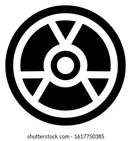 tire icon isolated sign symbol vector illustration - high quality black style vector icons
