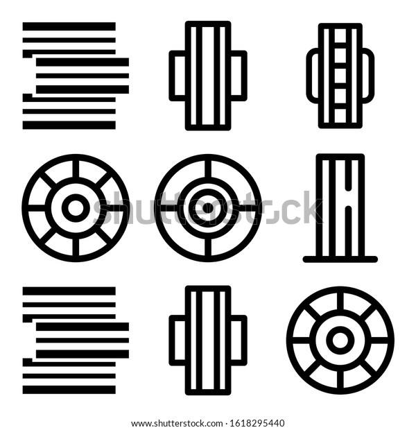 tire icon isolated\
sign symbol vector illustration - Collection of high quality black\
style vector icons\
